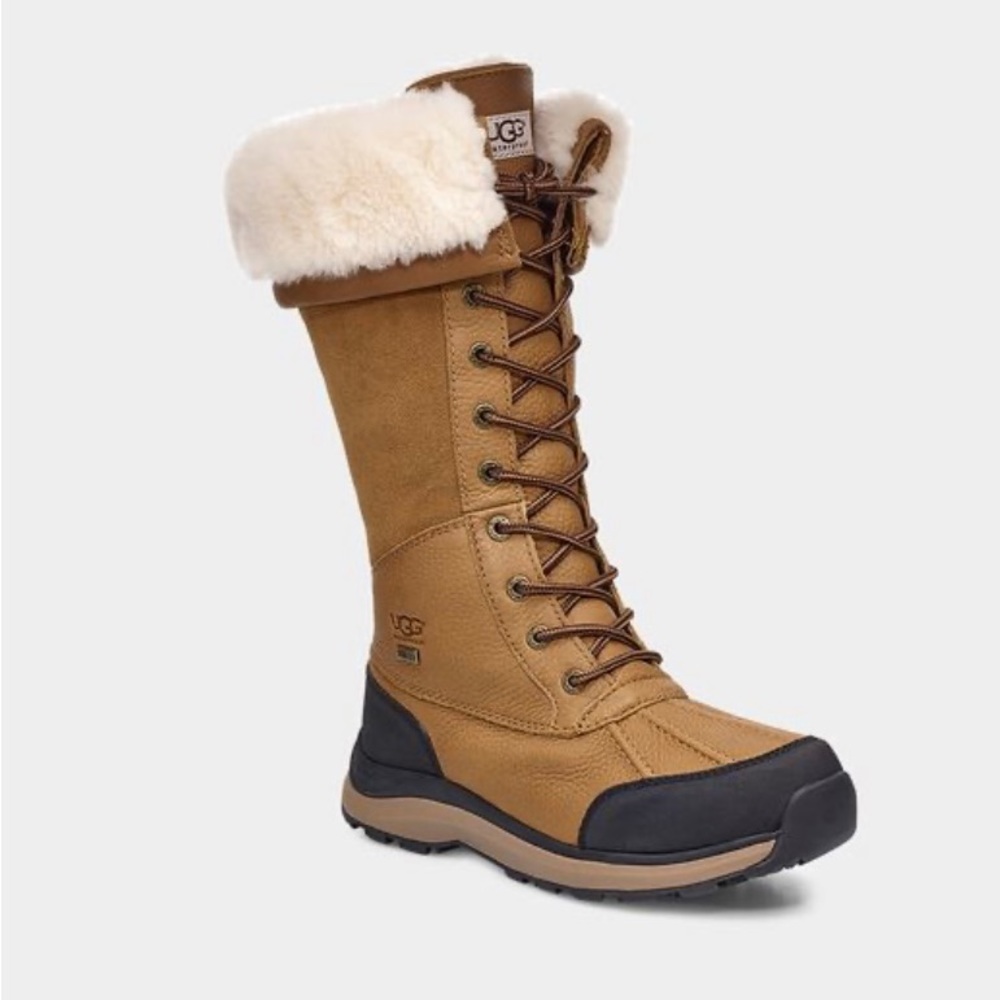 UGG Adirondack III Tall Boot - BRAND NEW IN BOX - Chestnut - Size 9